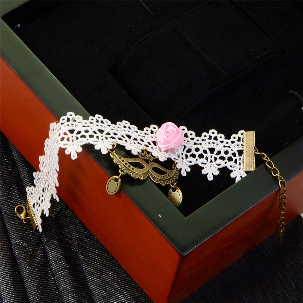 Gothic lace retro Anklet  - 5