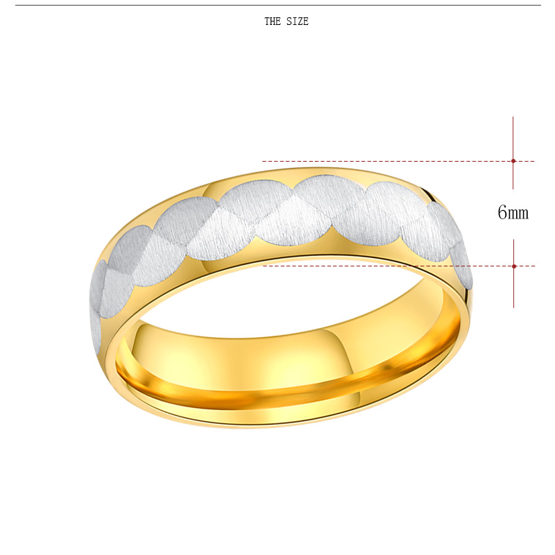 Rostfritt stål ring - 3