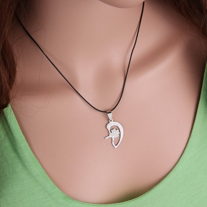 Stainless steel necklace Pendant Set - 4