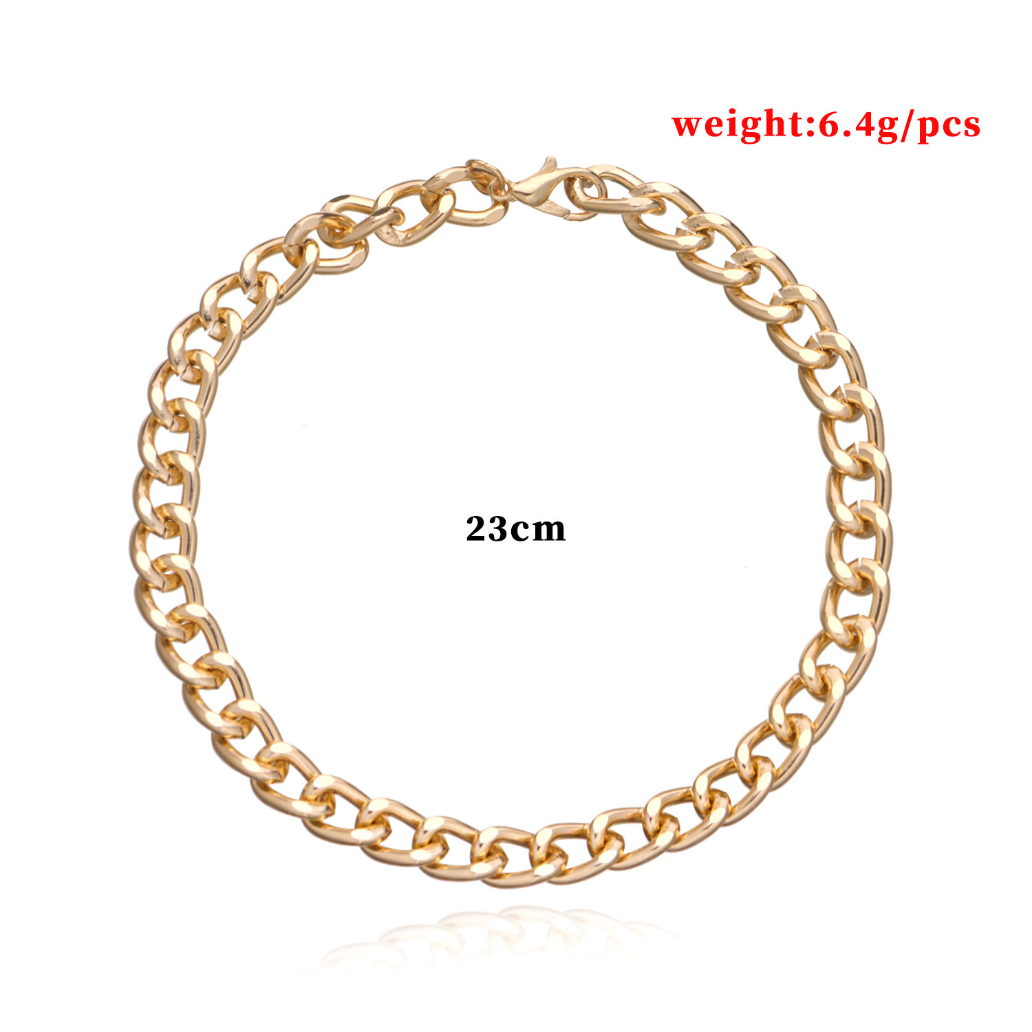 Fotlänk  armband  GULD/SILVER  - 5