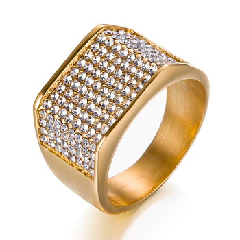 Guldpläterad RING Cubic Zirconia