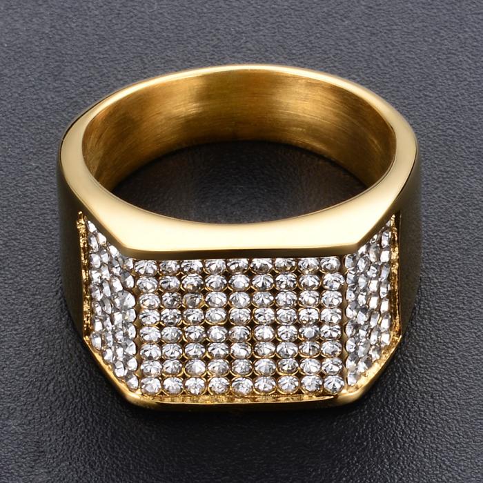 Guldpläterad RING Cubic Zirconia - 4