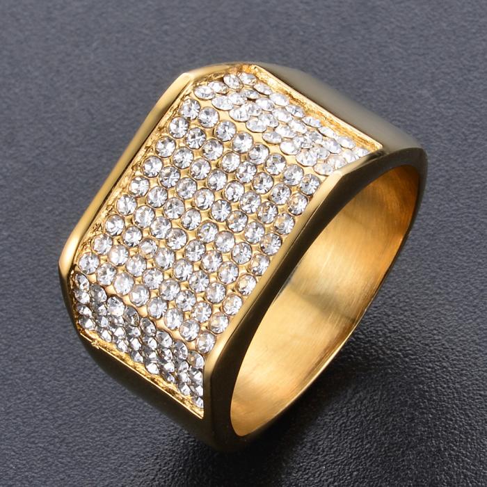 Guldpläterad RING Cubic Zirconia - 3