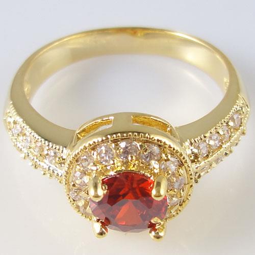 18K Gold Filled RING CZ - 2