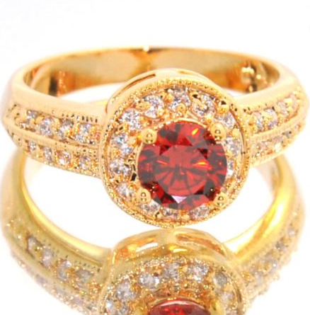 18K Gold Filled RING CZ