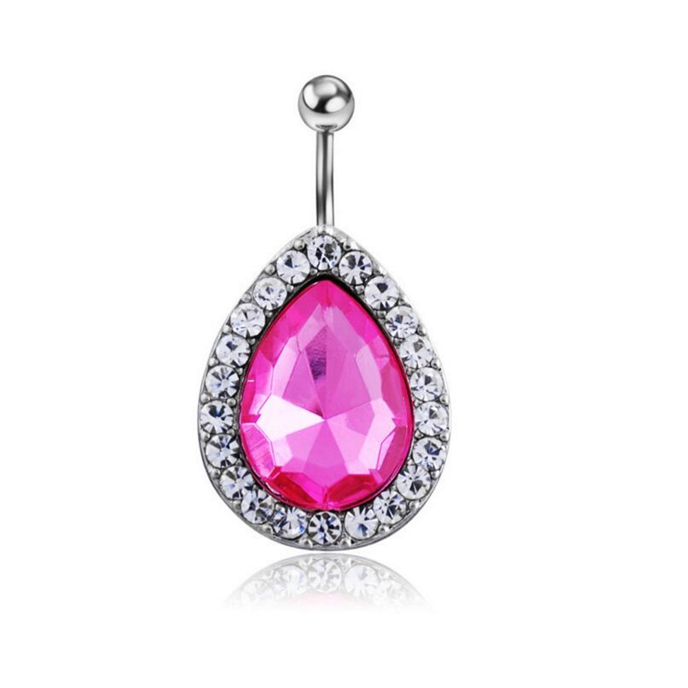 Navelpiercing kristall