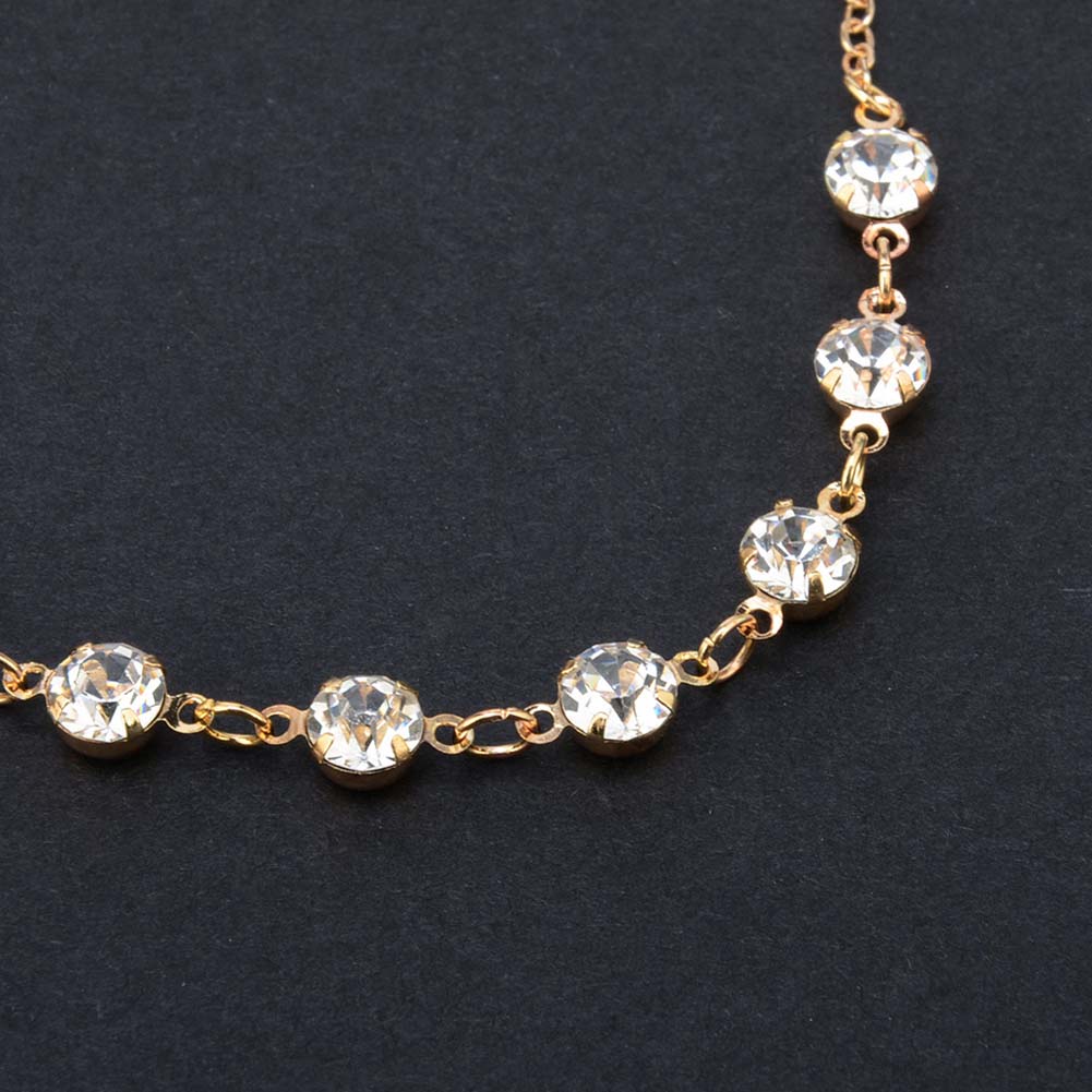 Foot Chain Anklet Ankle Bracelet  Crystal  - 7