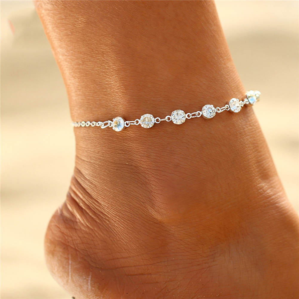 Foot Chain Anklet Ankle Bracelet  Crystal  - 5