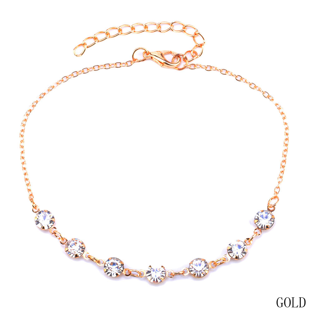 Foot Chain Anklet Ankle Bracelet  Crystal  - 3