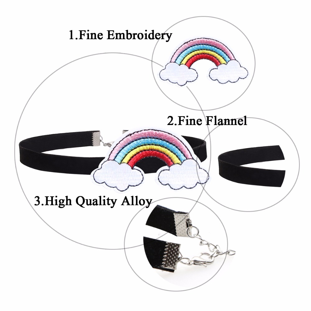 Vintage necklace Rainbow  - 2