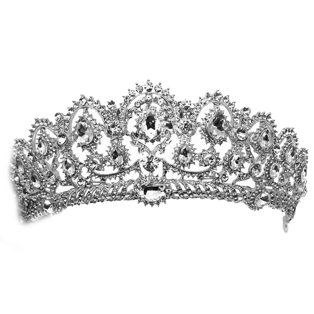 Crystal wedding hair crownl hair accessories handmade - 8