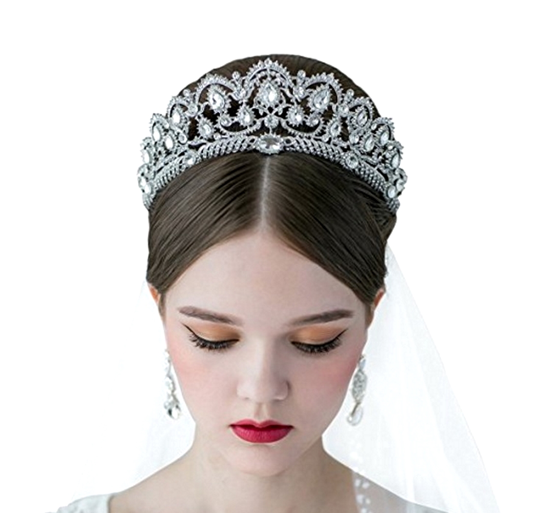 Crystal wedding hair crownl hair accessories handmade