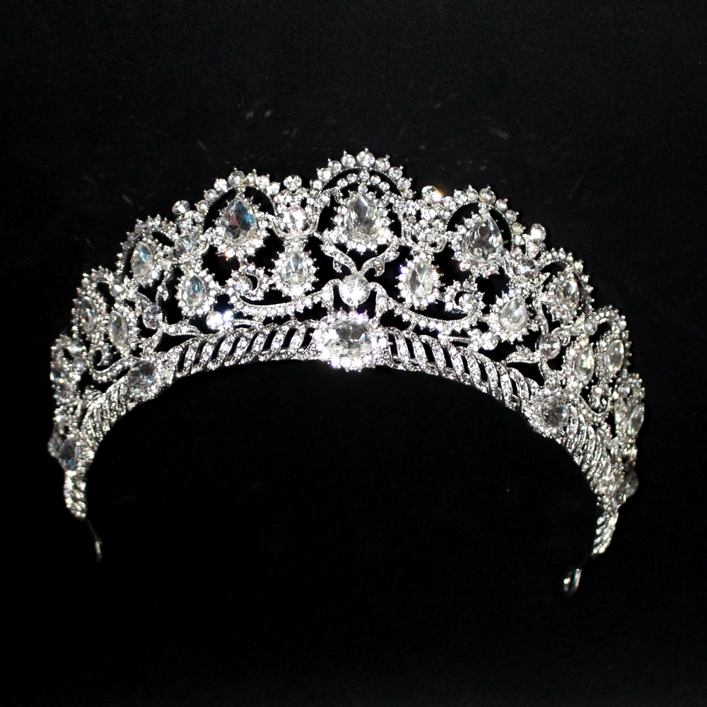 Crystal wedding hair crownl hair accessories handmade - 3