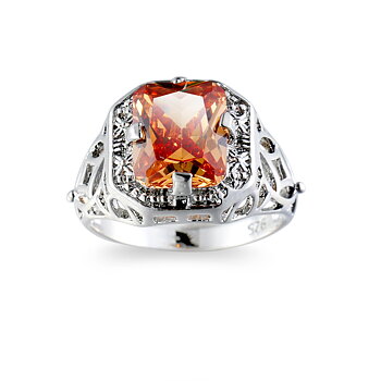 14K VIT Guld Filled gulddoublé Ring
