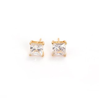 18k Gold Filled CZ Earrings - 2