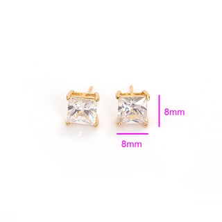 18k Gold Filled CZ Earrings - 4