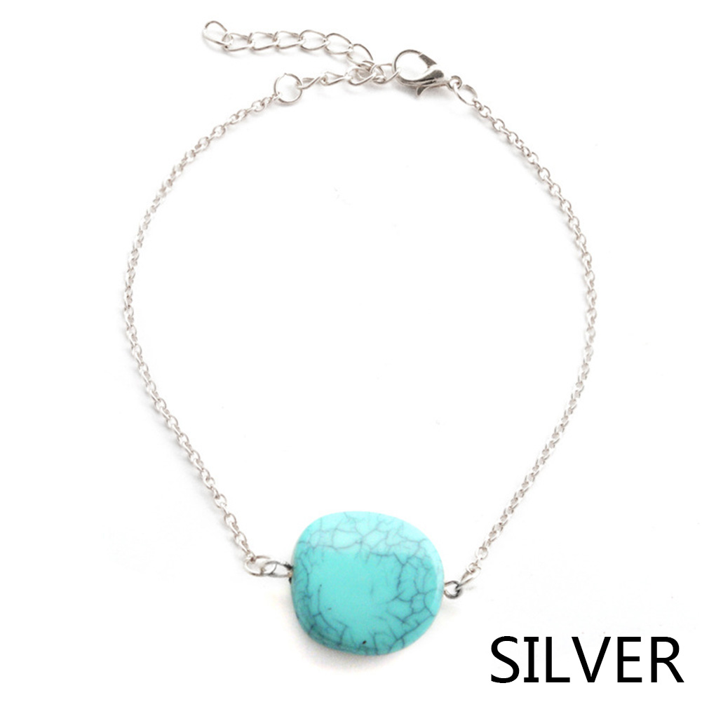 Foot Chain Anklet Ankle Bracelet  Turquoise - 3