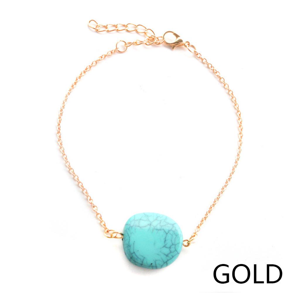 Foot Chain Anklet Ankle Bracelet  Turquoise - 2