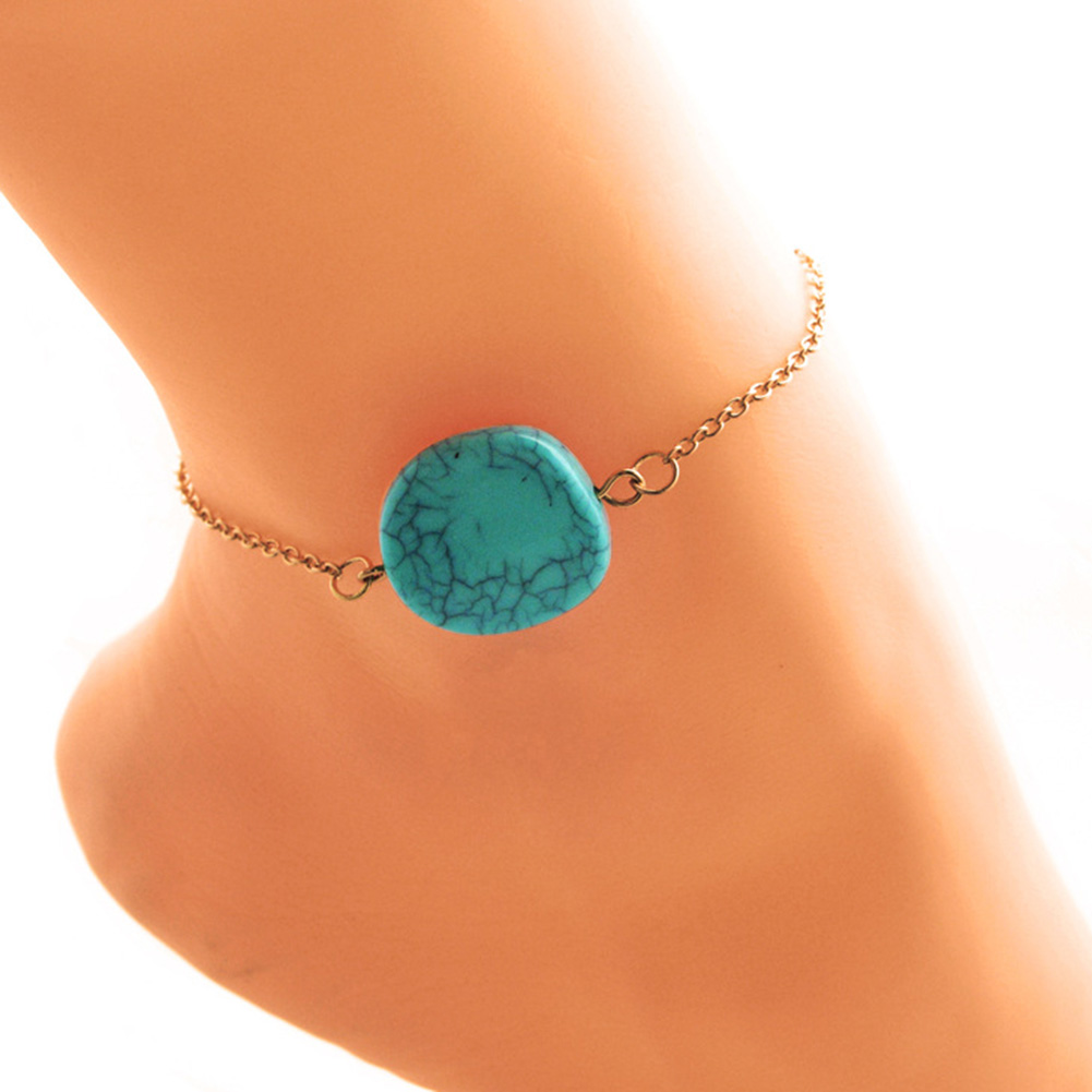 Foot Chain Anklet Ankle Bracelet  Turquoise