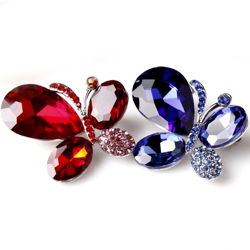 Brooch Crystal Butterfly  - 3