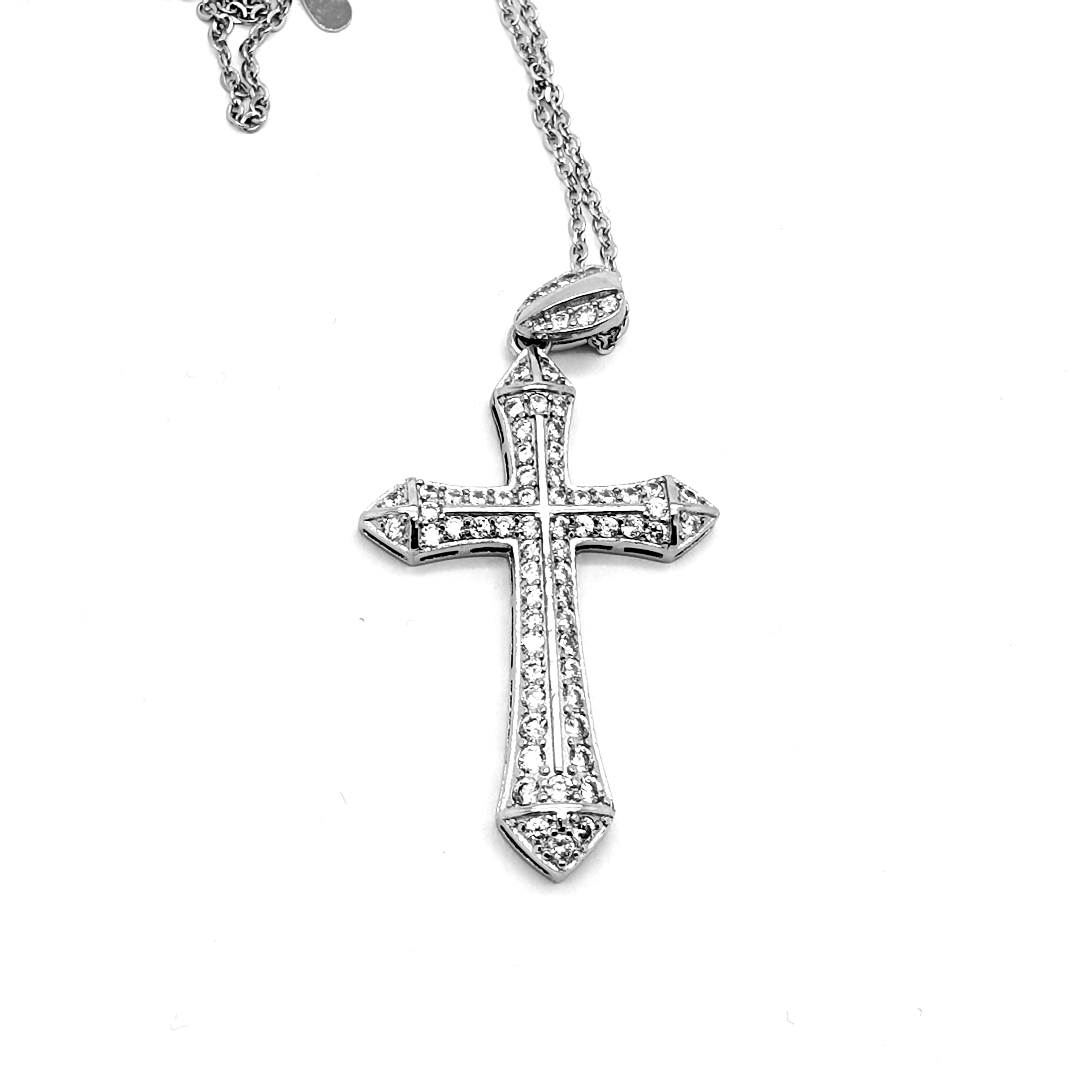Guldpläterad kristall HALSBAND CZ - 2