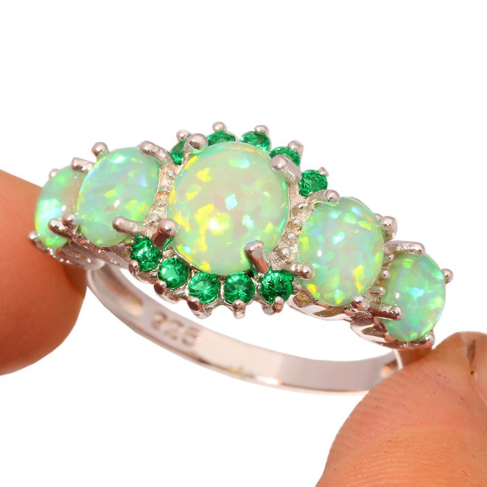 Silversmycken filled ring Opal - 4