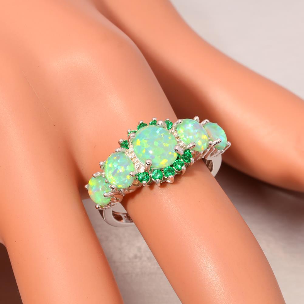 Silversmycken filled ring Opal - 3