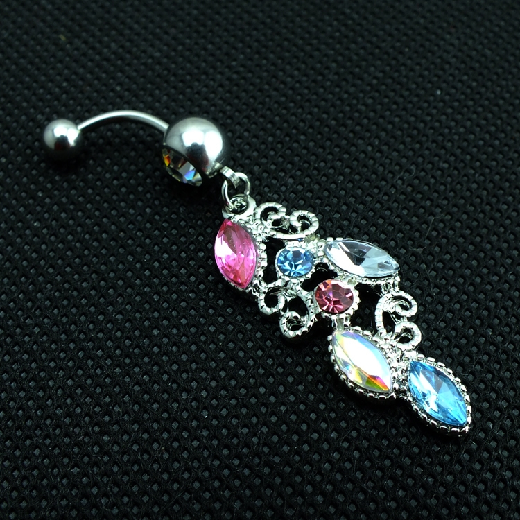 Navel Belly Button Ring Body Piercing Jewelry - 2