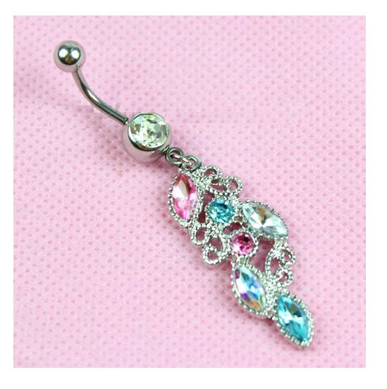 Navel Belly Button Ring Body Piercing Jewelry - 4