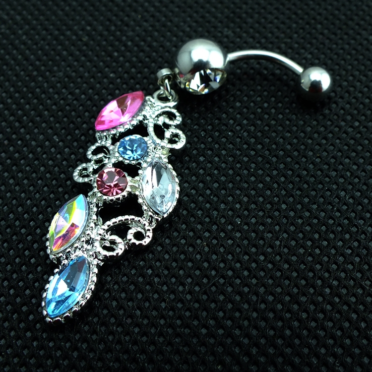 Navel Belly Button Ring Body Piercing Jewelry - 3