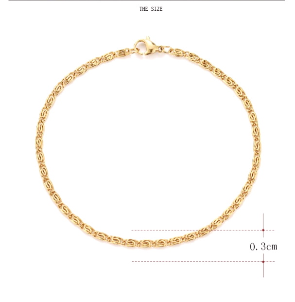 316L Stainless steel Bracelets  - 5