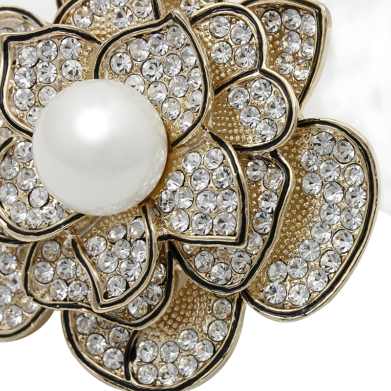 Brooch Crystal FLOWER - 5