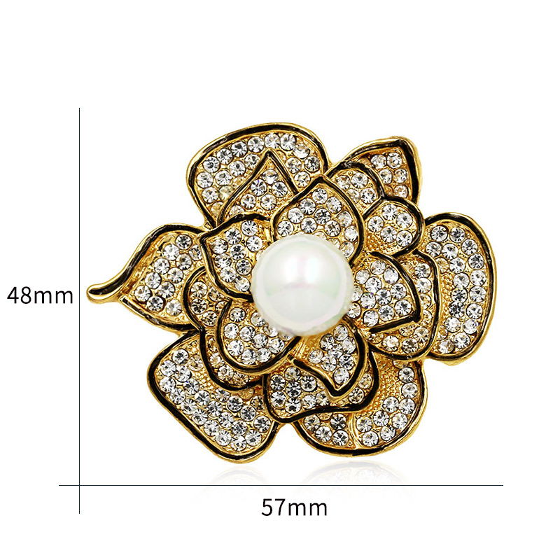 Brooch Crystal FLOWER - 2