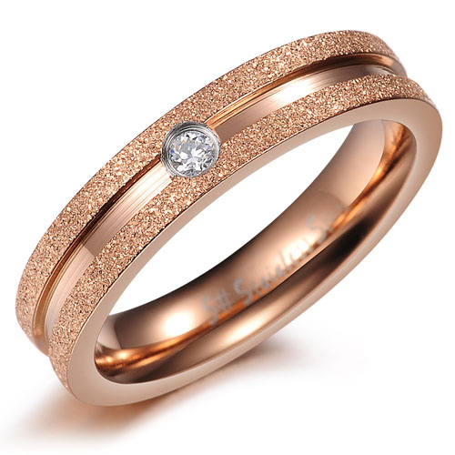 Classic Titan Stål Rings - 3