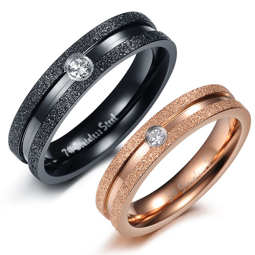 Classic Titan Stål Rings