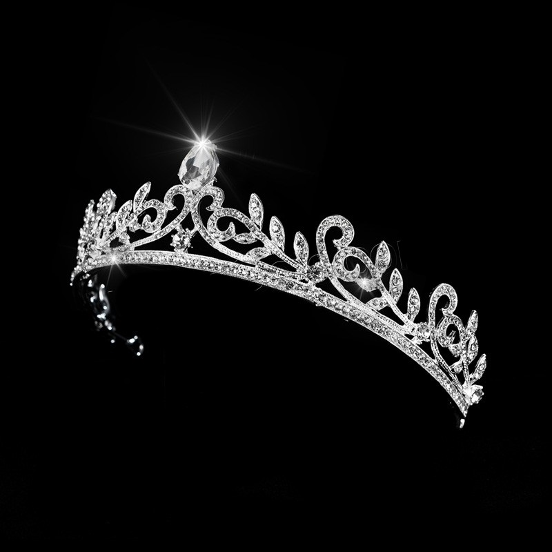 Crystal wedding hair crownl hair accessories - 4