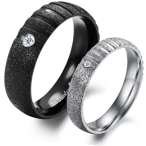 Classic Titanium Steel Rings