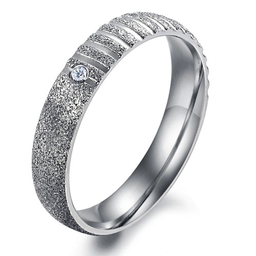 Classic Titanium Steel Rings - 3
