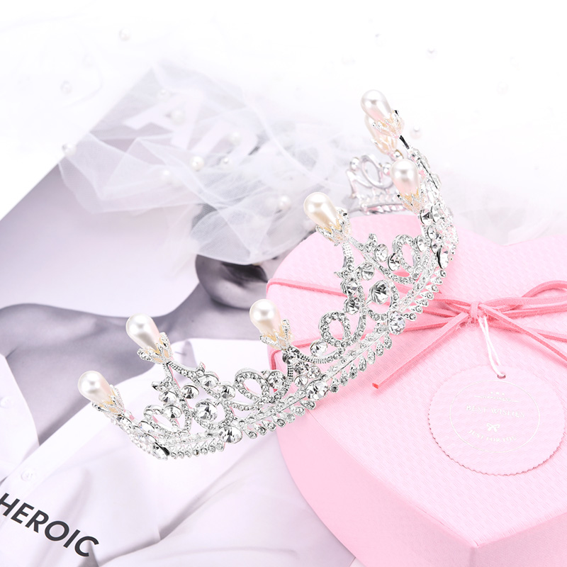 Crystal wedding hair crownl hair accessories - 3