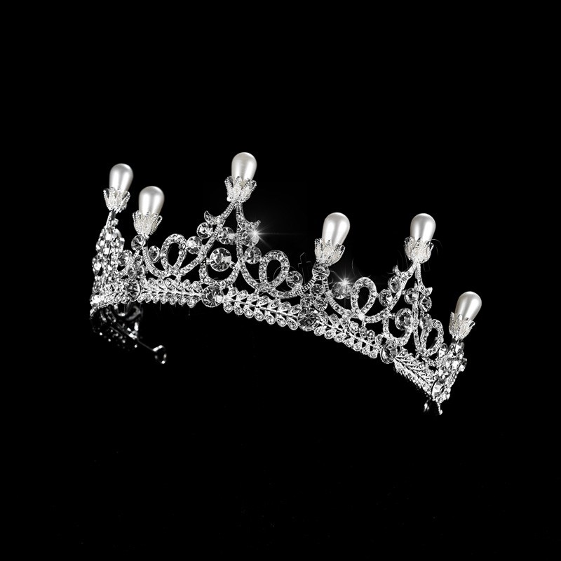 Crystal wedding hair crownl hair accessories - 4