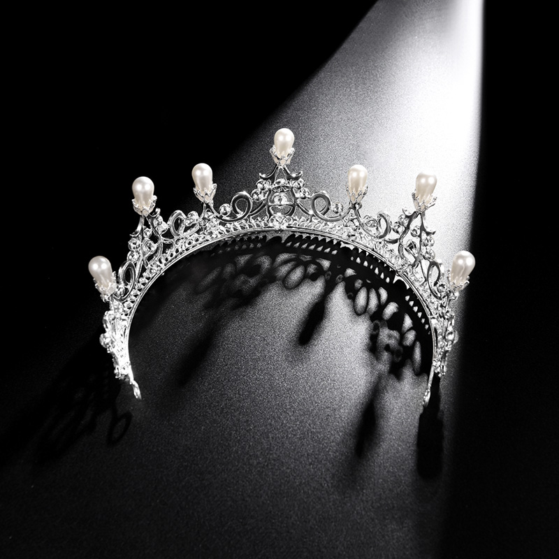 Crystal wedding hair crownl hair accessories - 5
