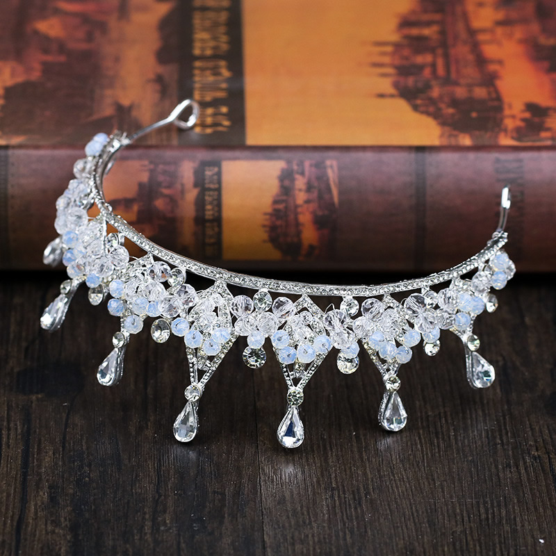 Crystal wedding hair crownl hair accessories - 3