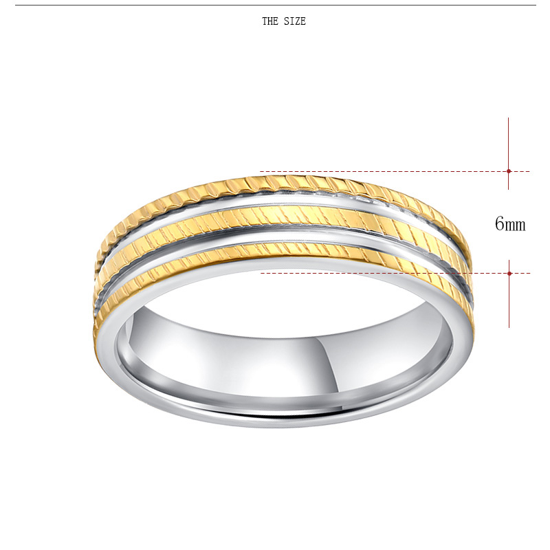 Rostfritt stål ring Tre cirklar skulptur - 2