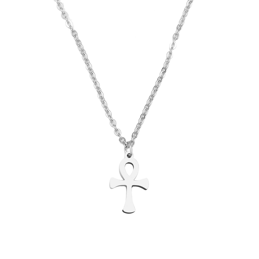 Rostfritt stål HALSBAND GULD, SILVER - 2