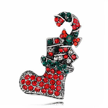 Crystal Brooch Christmas 
