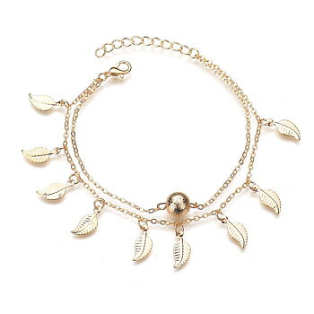 Fotlänk  armband  GULD/SILVER
