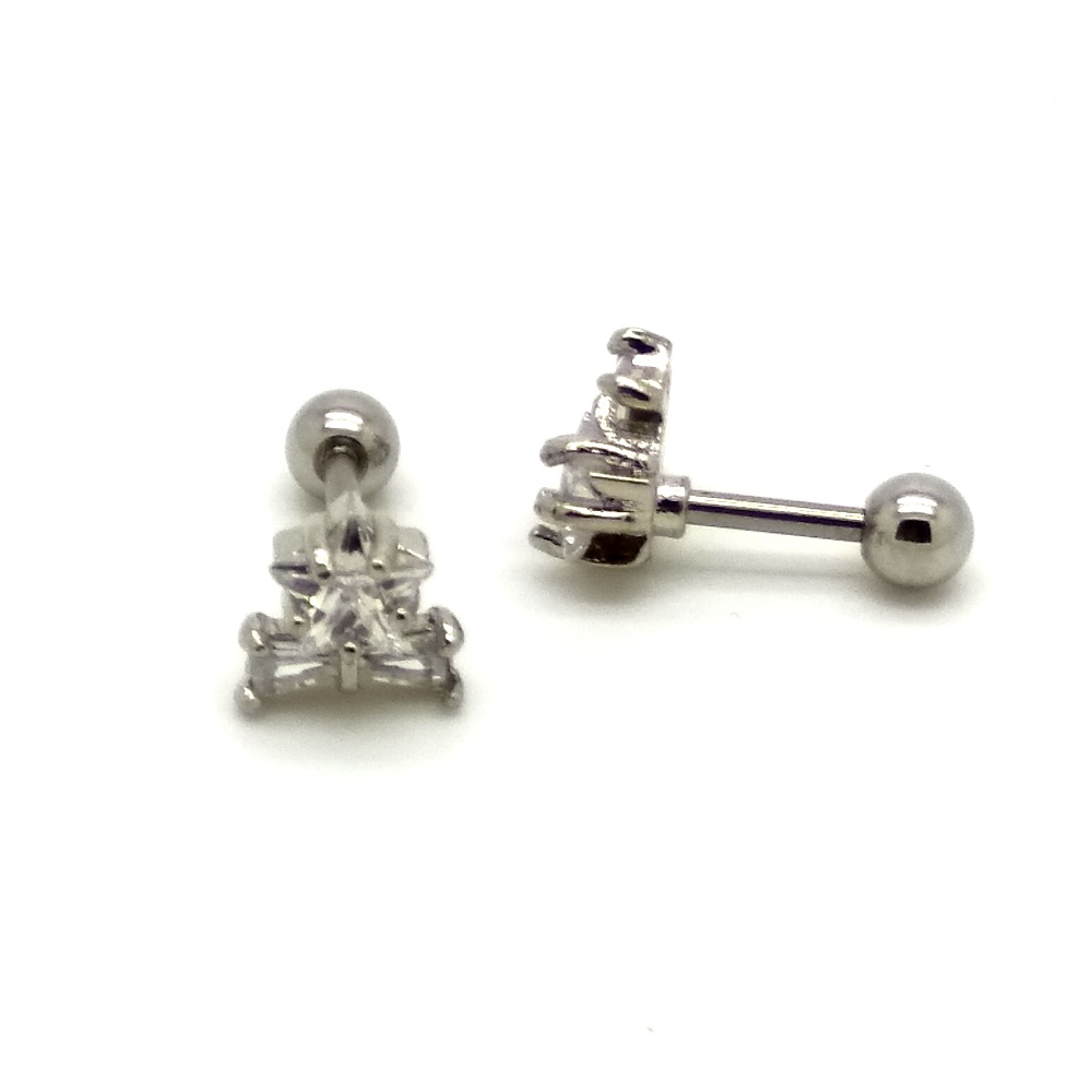 Tragus Piercing  Earring CZ