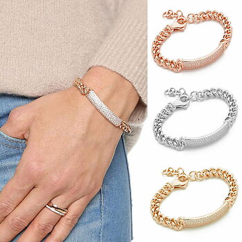 Guldpläterade armband Kristall