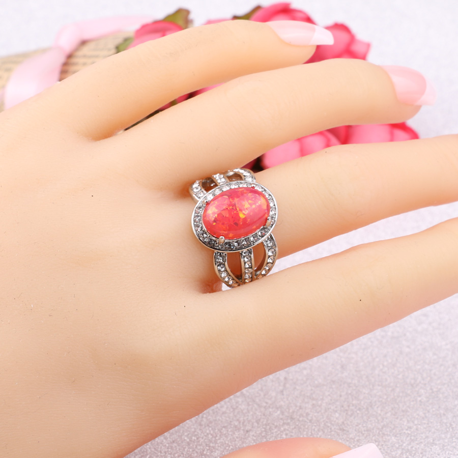 Silversmycken filled ring Opal - 3