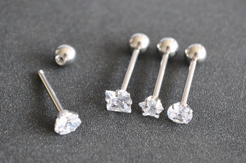 Tungpiercing/Öronpiercing & Barbeller & Stavar - 4